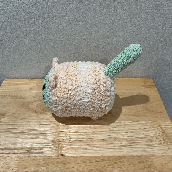 New Crochet Plushie Loaf Cat Orange & Green Two-Tone (Large) - Picture 10 of 11